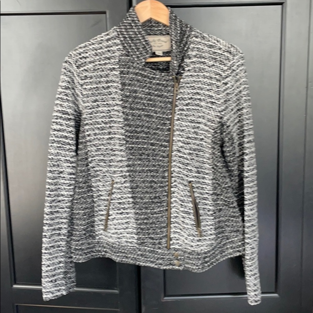 Lucky Brand Knit Moto Jacket